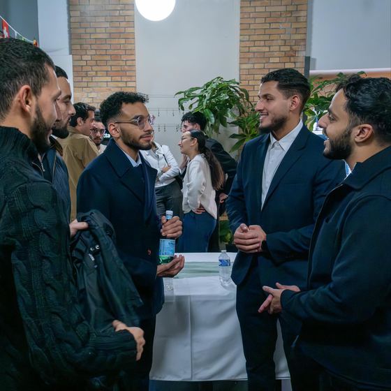 Moment de networking entre membres